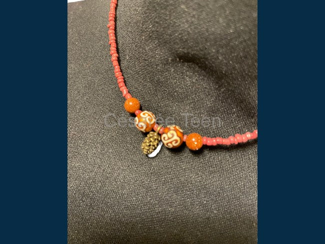 COLLIER OUD 2 MARRON