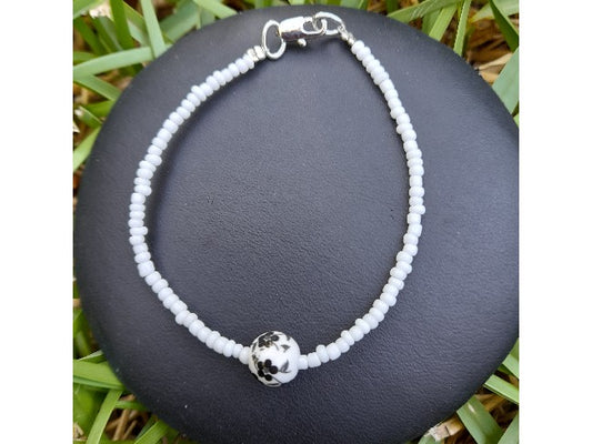 BRACELET LOTUS BLANC
