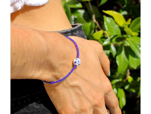 BRACELET LOTUS BLEU