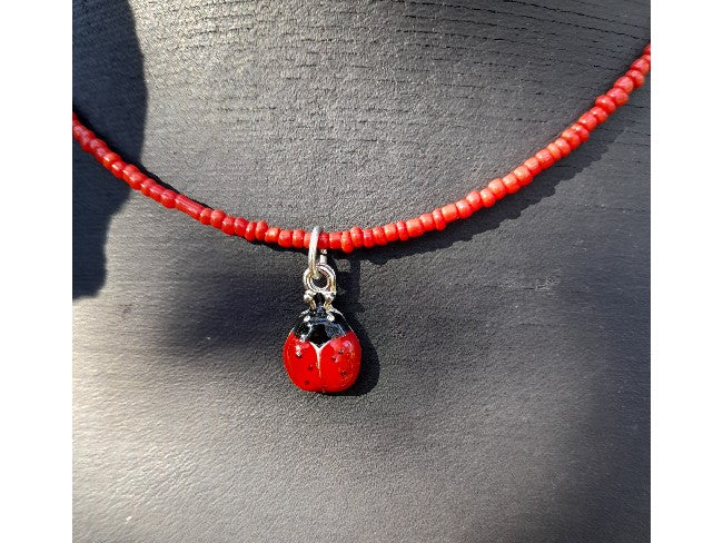 COLLIER NOUN ROUGE MAT