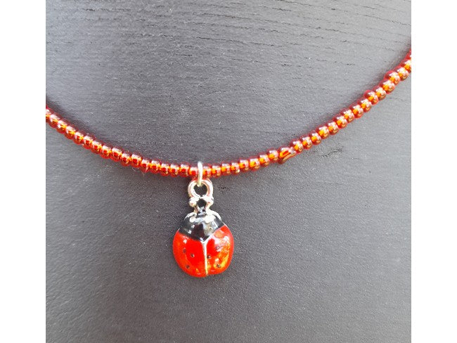 COLLIER NOUN ROUGE BRILLANT