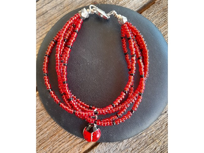 BRACELET NOUN ROUGE BRILLANT