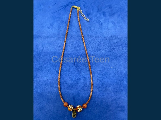 COLLIER OUD 2 MARRON