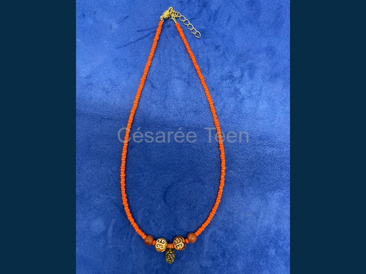 COLLIER OUD 2 ORANGE